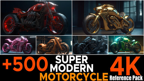 Ultra Modern Motorcycle (4K)