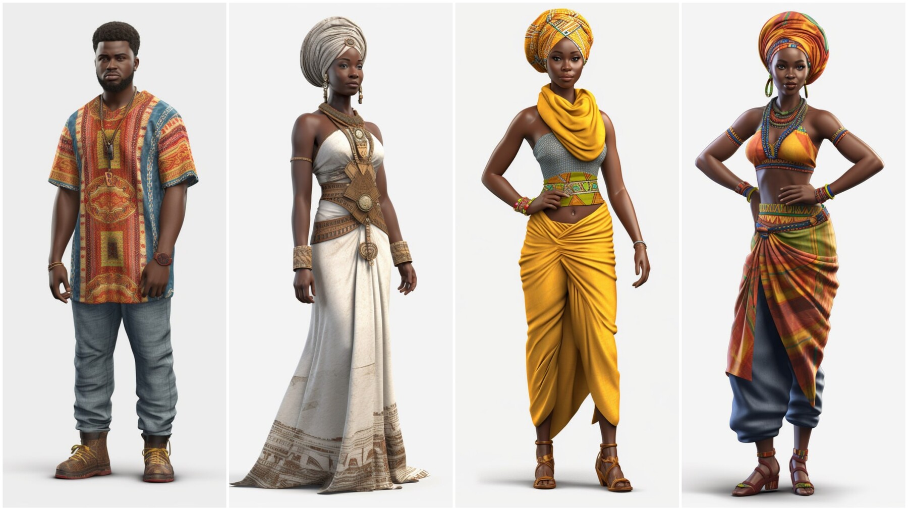 ArtStation - +230 African Character Concept (4K) | Artworks