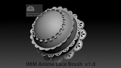 IMM Anime Lace Zbrush Brush v1.0