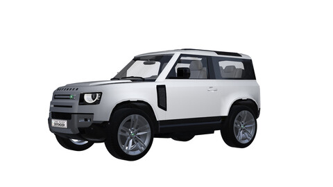 Land Rover Defender 2020 3D model