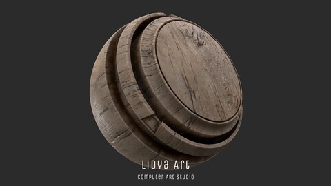 6 Wood Smart Material Pack - Substance Painter