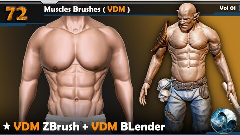 Muscles Brushes ( VDM ) Vol 01