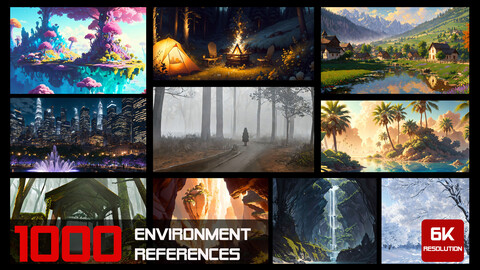 1000 Environment and Nature Reference Pack | 6K Resolution