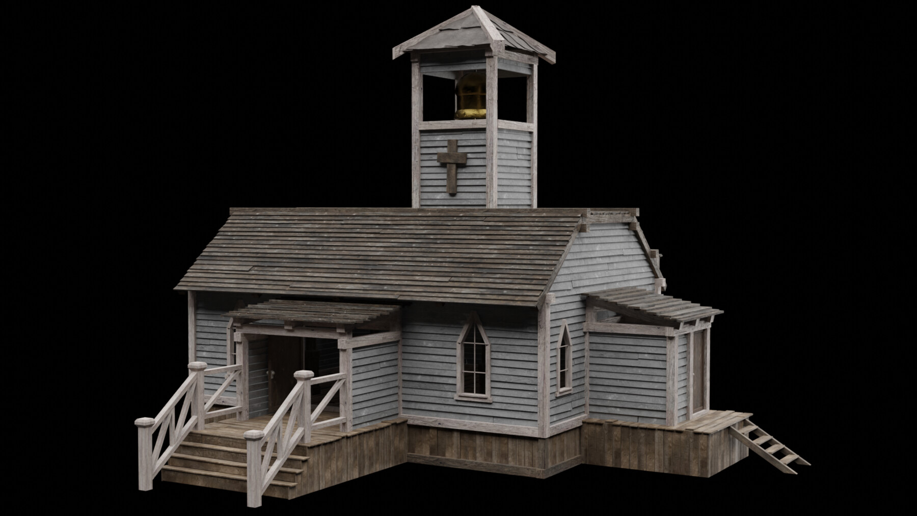 ArtStation - WILD WEST WESTERN CHURCH CHAPEL CATHEDRAL TEMPLE ...