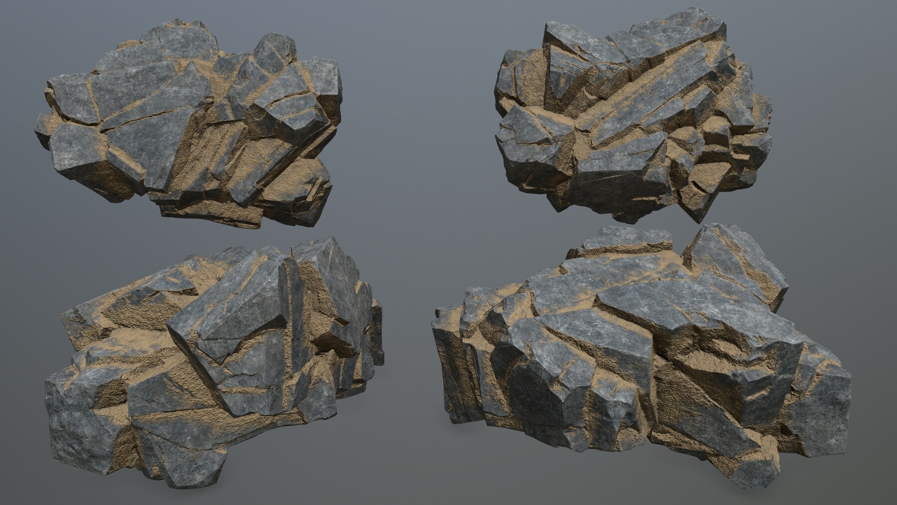 ArtStation - desert cliff rocks | Game Assets