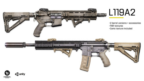 L119A2 short & long version (AR15)