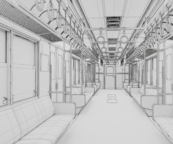 Artstation - Joban Line Jnr Jr 203系 Series 3d Cad Model Realistic 