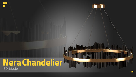 Nera Modern Ring Chandelier - Free 3D Model