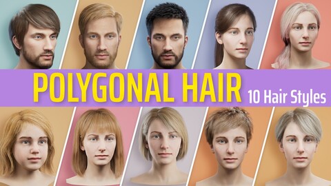 10 Hair Card Hairstyles | VFX Grace