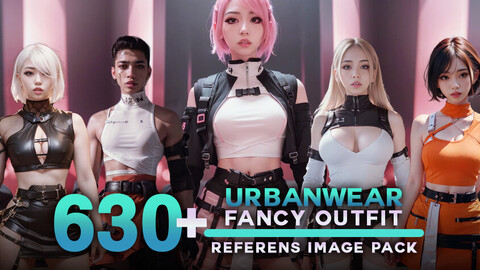 Urbanwear Fancy Outfit Reference Pack