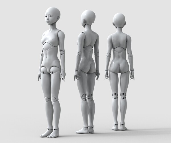 BJD doll Irene ball joint doll | 3D Print Model