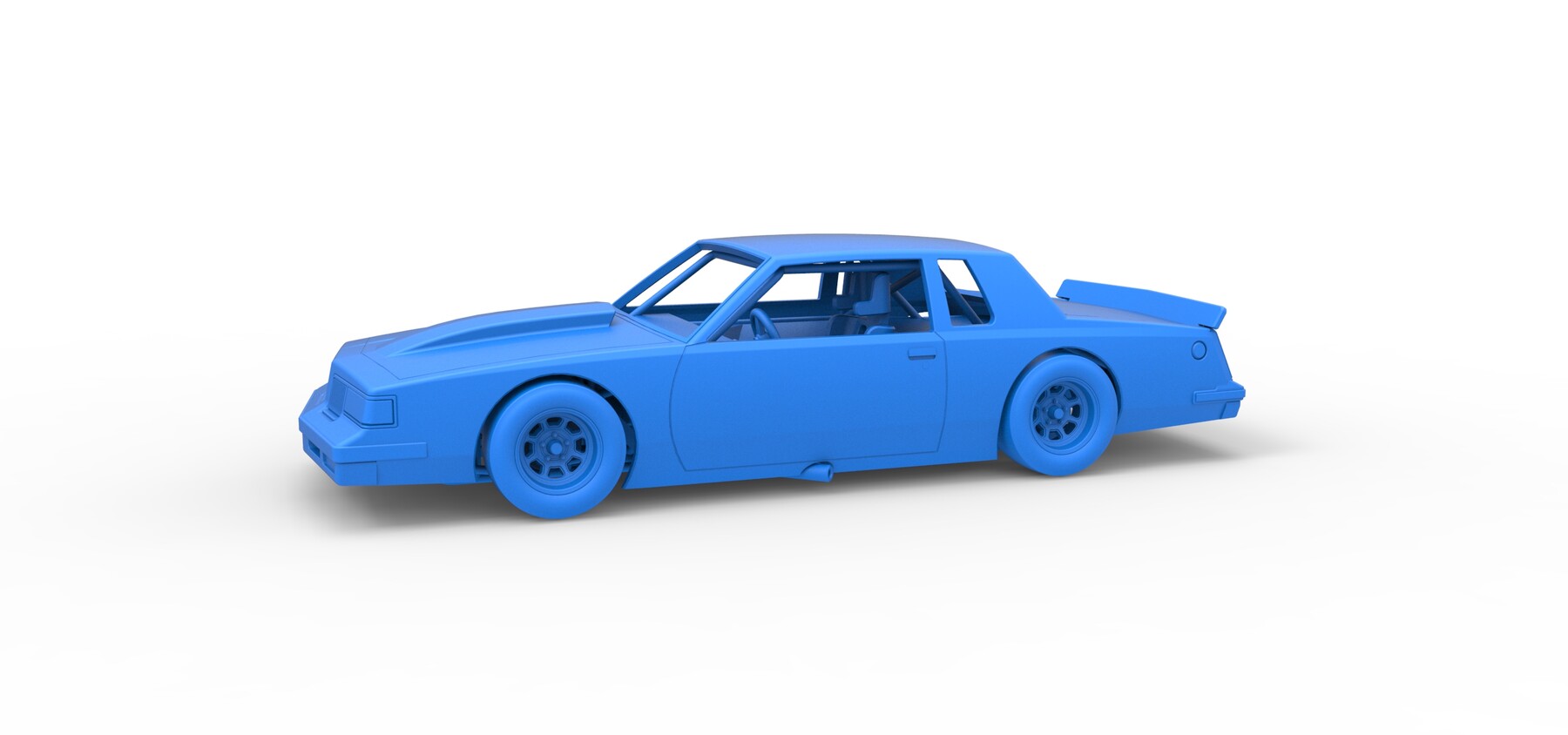 ArtStation - 3D printable Diecast vintage NASCAR race car Scale 1:25 ...