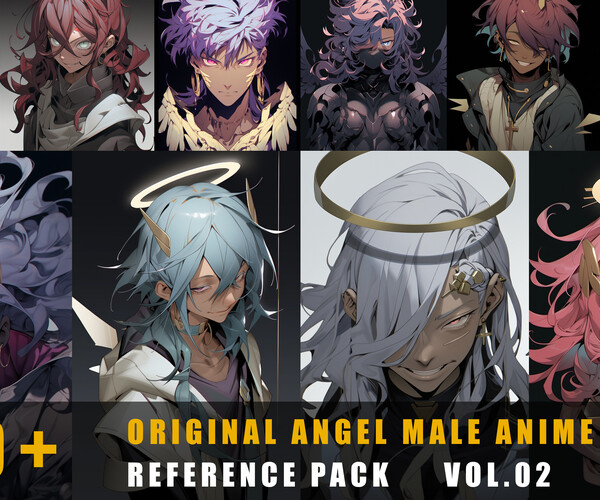 ArtStation - 🔹200 Angel Boy Character [Anime] Reference Image Pack v.2