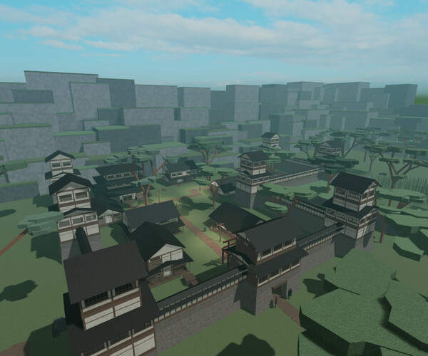 ArtStation - ROBLOX ANIME/JAPANESE STYLE HOUSES