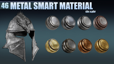 46 METAL SMART MATERIAL + PBR VOL 01