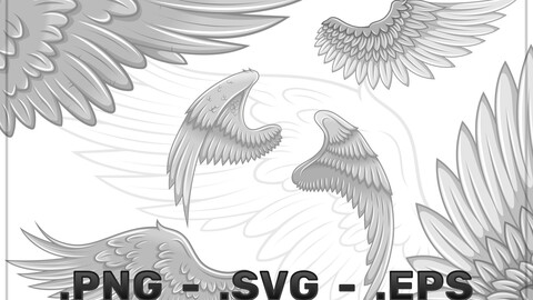 Angel Wings Vector Design