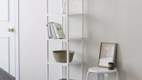 Pure Solid Wood 5 Tier Shelf