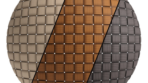 Wicker materials 13- Sbsar PBR 4k Seamless