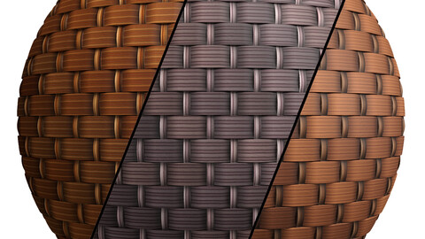 Wicker materials 16- Sbsar PBR 4k Seamless