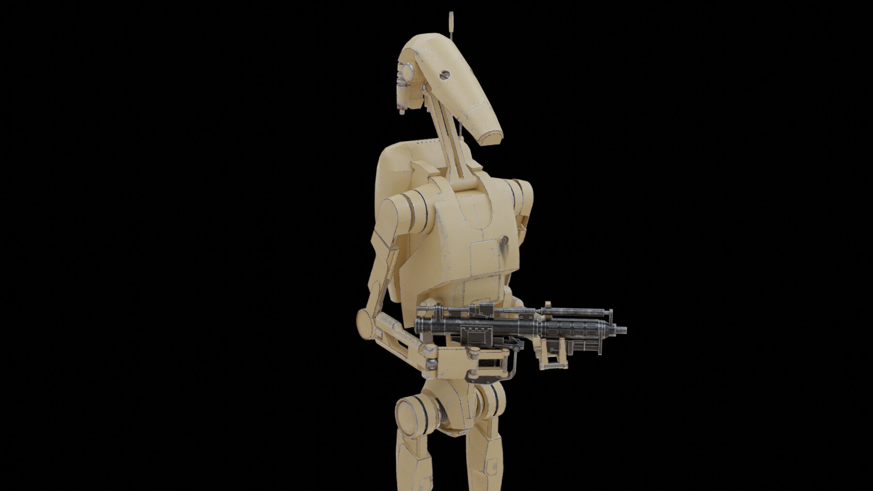 ArtStation - B1 Battle Droid | Game Assets