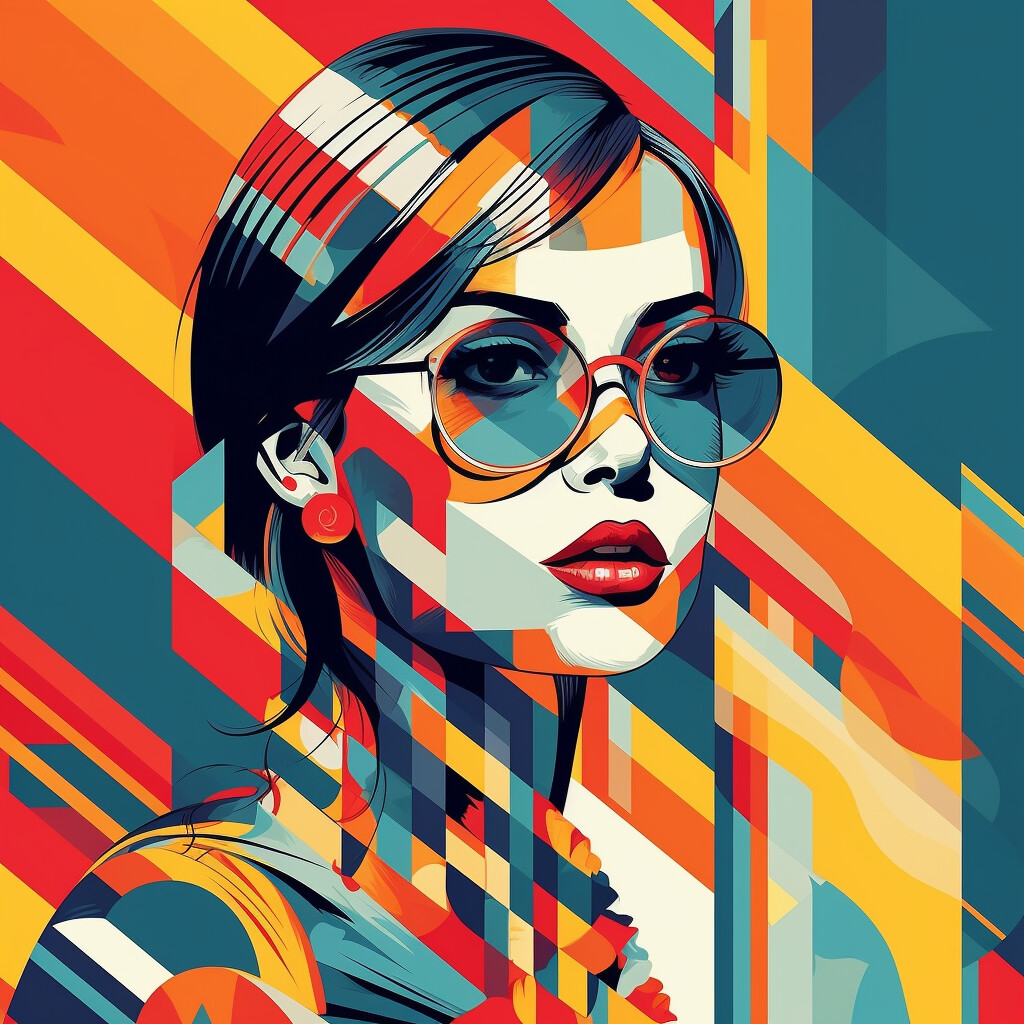 ArtStation - Pop Art Geometric Illustrations Prompt +Arts - Midjourney ...