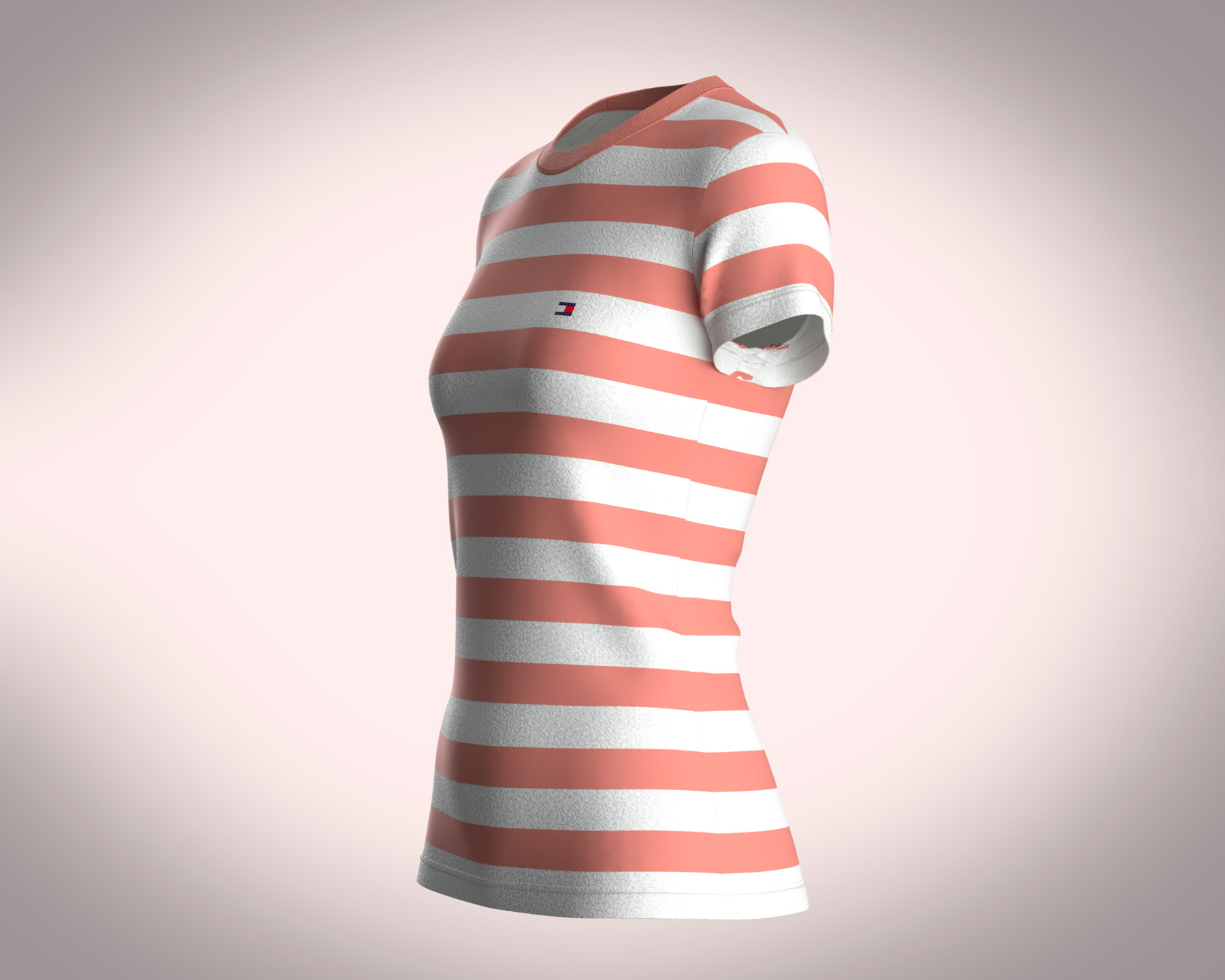 ArtStation - Tommy Hilfiger-Girls Crewneck Stripe T-Shirt | Resources