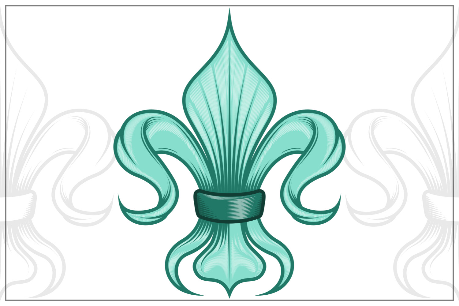 Fleur De Lis or Fluer De Lys Flower Lily Royal Medieval Heraldic Symbol  Tattoo Drawing. With Individual PNG, Jpeg, EPS and SVG Files -  Canada