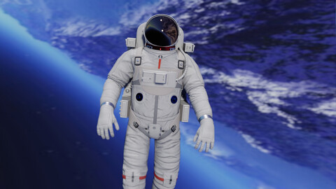 Astronaut - Animated and Rigged