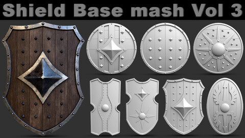 Shield Base Mesh Vol 3