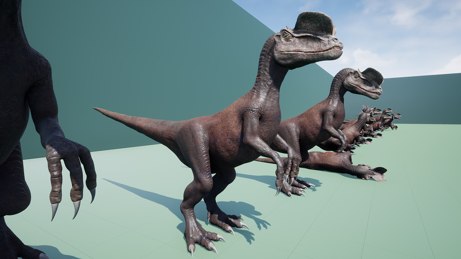 ArtStation - Dino idle animation