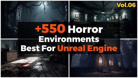 +550 Horror Environment Concept Best For Unreal Engine (4k) | Vol_06