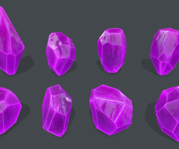 ArtStation - crystal set | Game Assets