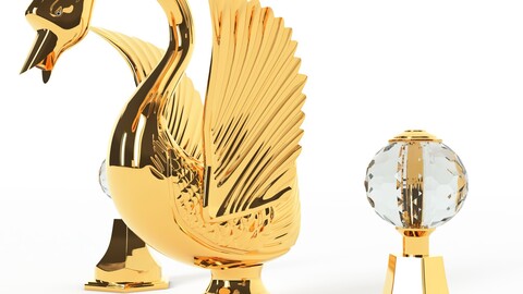 Swan Faucet Design Gold