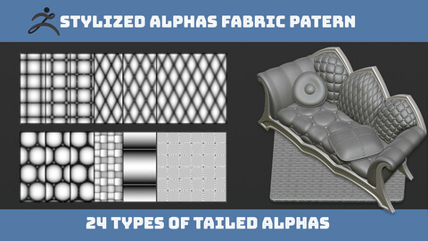 Stylized Fabric Alpha Pack| Tailes Alphas