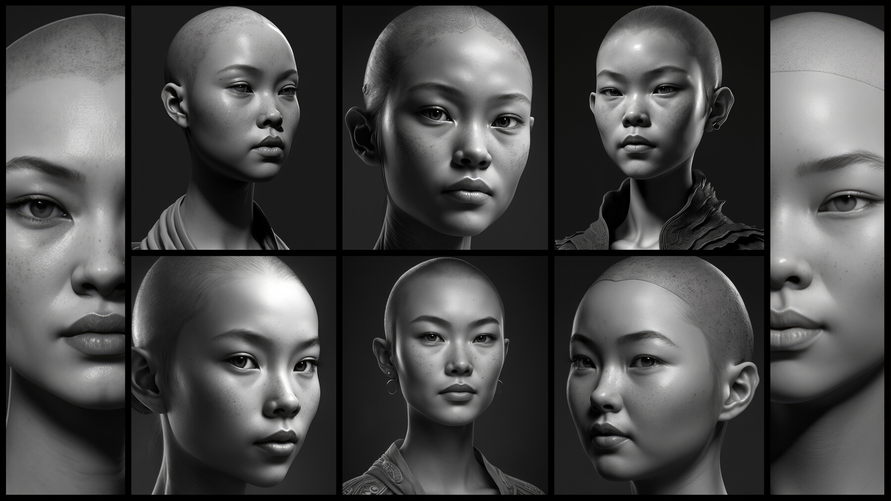 ArtStation - 500 Asian Teen Girl Head - 4K Reference Image Pack - Vol 20 |  Artworks