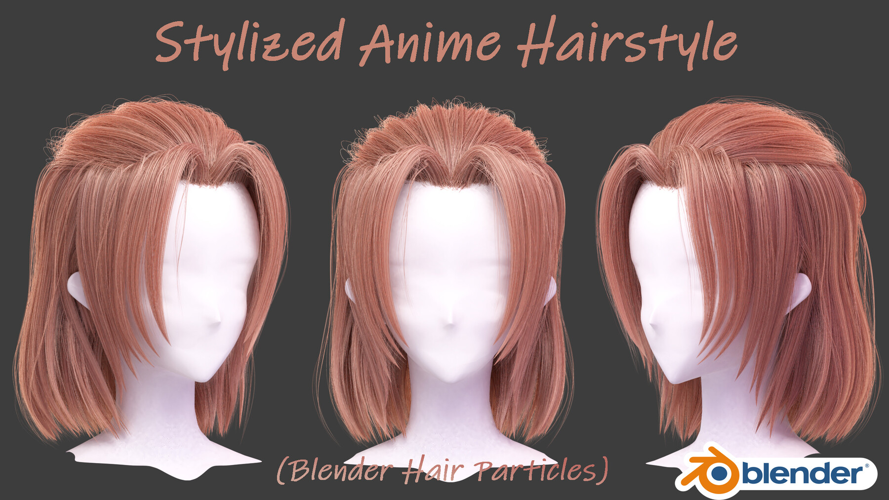 ArtStation - Anime Boy Hairstyles Pack (.Blend Files)