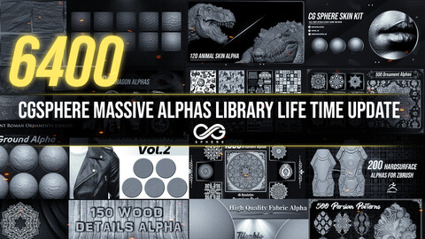 6400 Alphas - CGSphere 50% Discount Bundle - Only For A Limited Time ..
