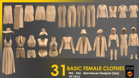 31 Basic Female Clothes
