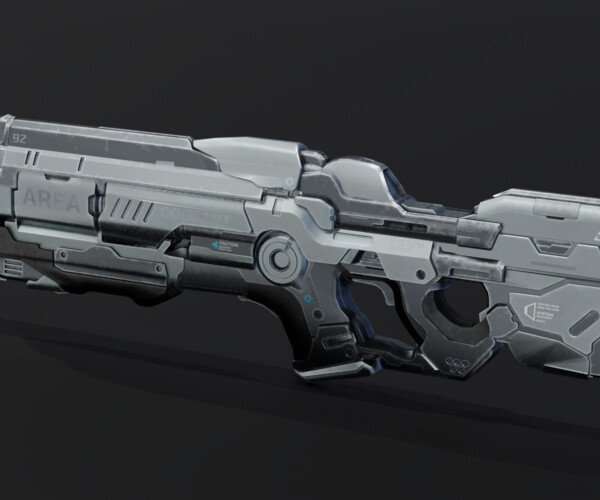 ArtStation - SCI FI Weapon 3D model | Game Assets