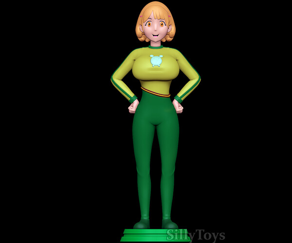 ArtStation - Ryoka Narusawa with Yolkian outfit 3D print model | Resources