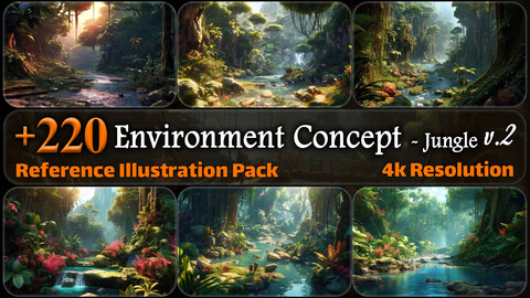 220 Environment Concept - Jungle Reference Pack | 4K | v.2