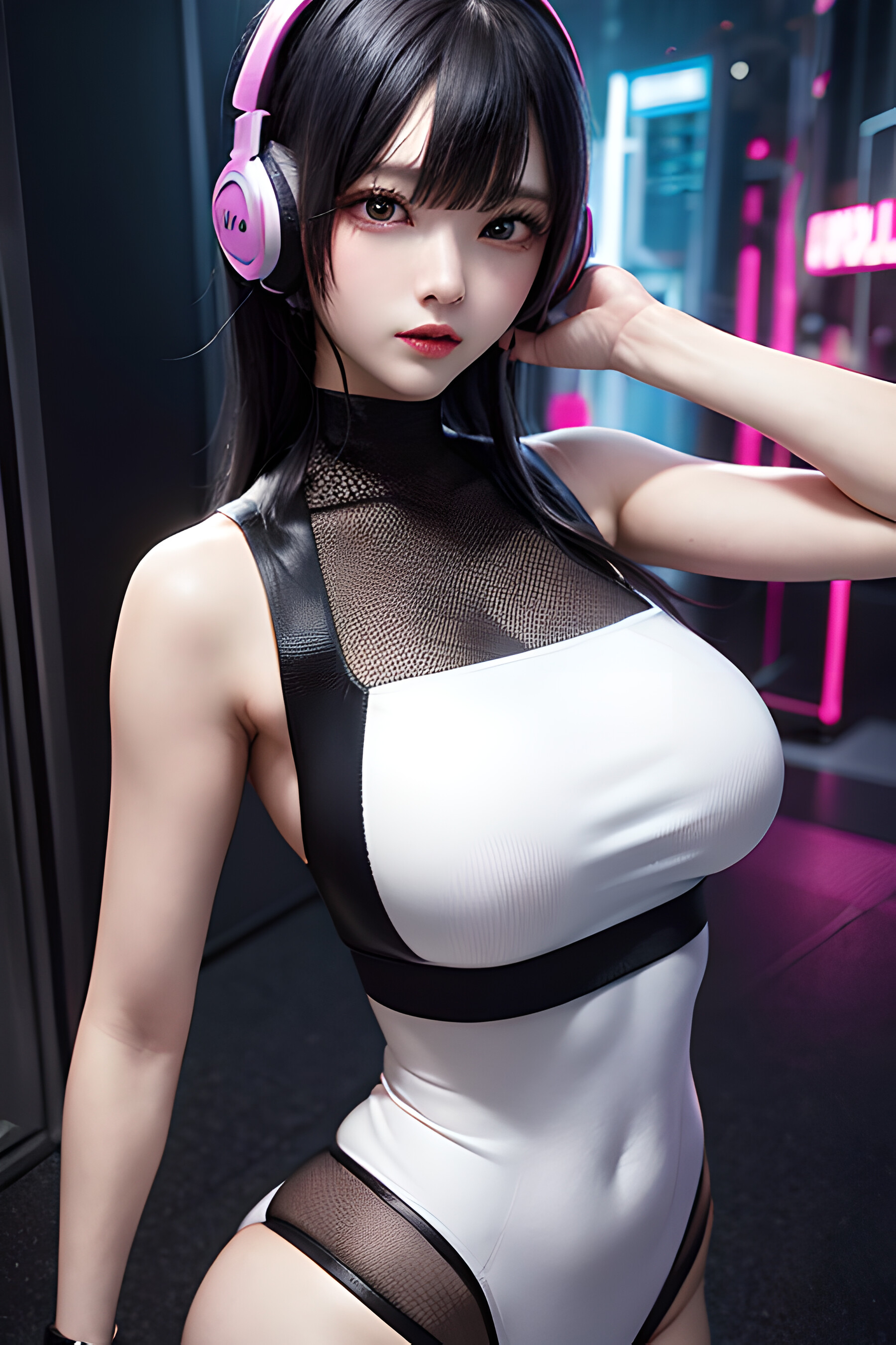 ArtStation - NSFW | Waifu | Super Realistic AI beautiful uncensored Girl  Art collections | CyberPunk Gamer Girl Multiple Poses | 55 image set |  267mb | Artworks