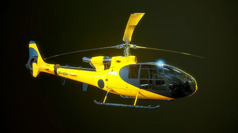 Helicopter SA340 Gazelle