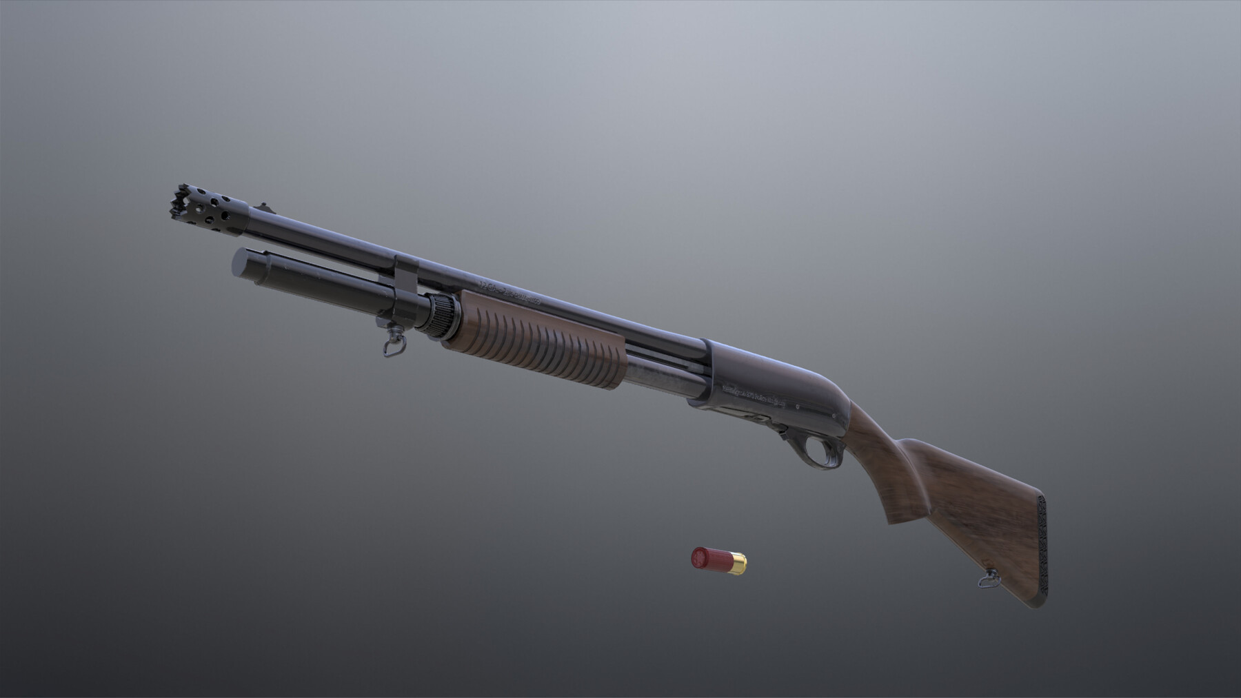 ArtStation - Remington 870 - Shotgun | Game Assets