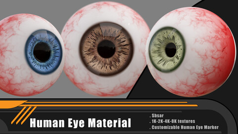 Human Eye Material (texture+sbsar)