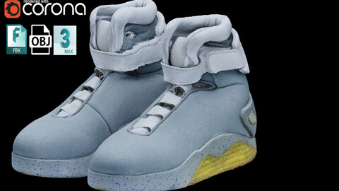 NIKE AIR MAG BACK2FUTURE SHOES Low-poly
