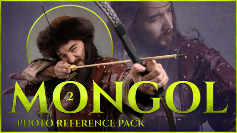 Mongol vol.2 -Photo Reference Pack For Artists 1024 JPEGs noAI