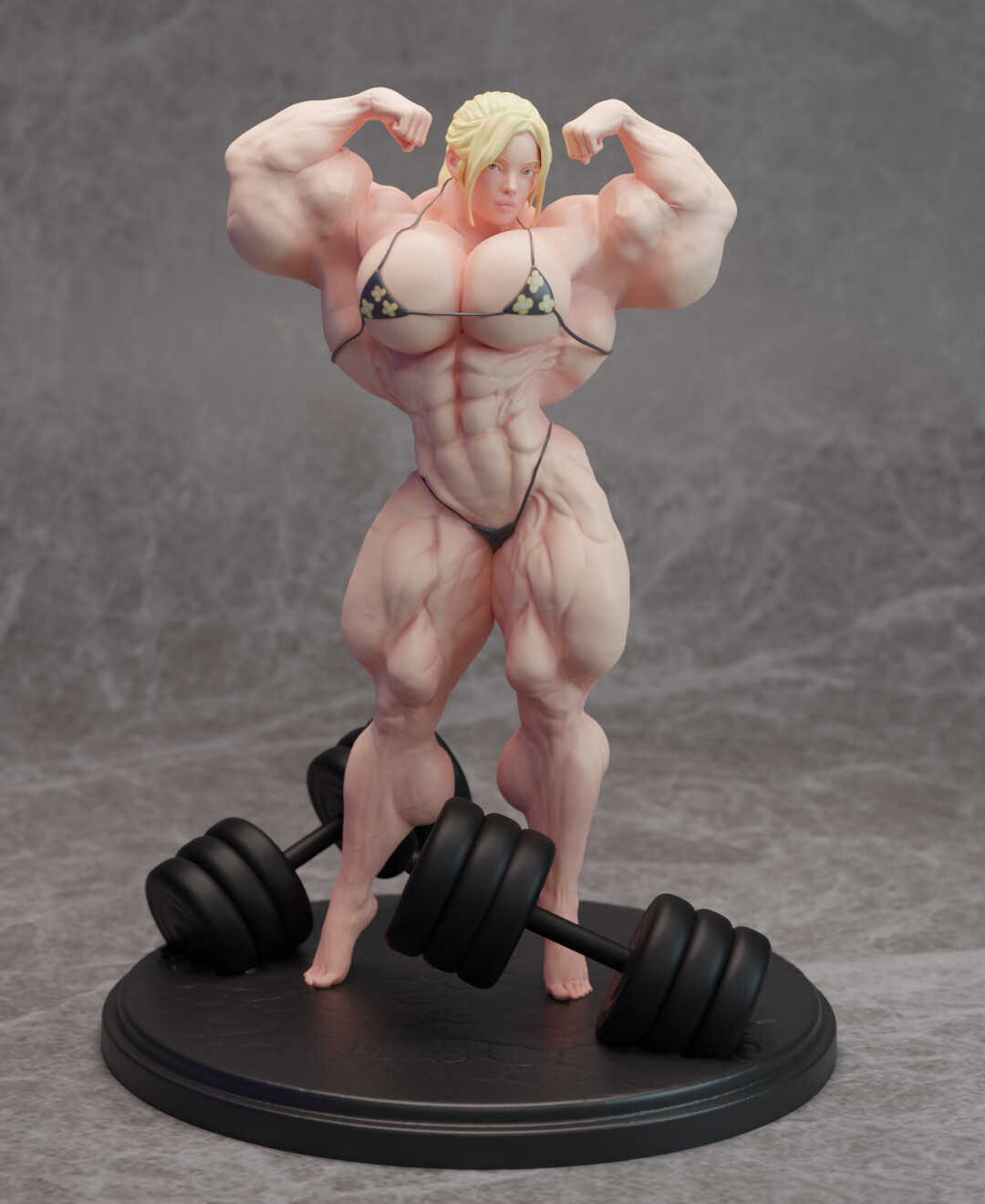 ArtStation - Female Bodybuilder for 3d printing | Resources