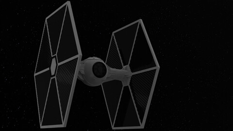 ArtStation - Tie Fighter (Star Fighter) | Game Assets