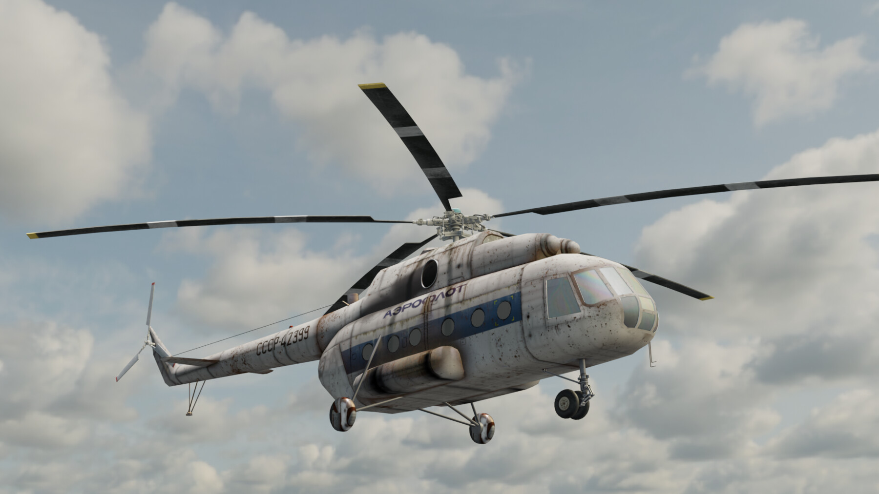 ArtStation - Helicopter 3D model | Game Assets